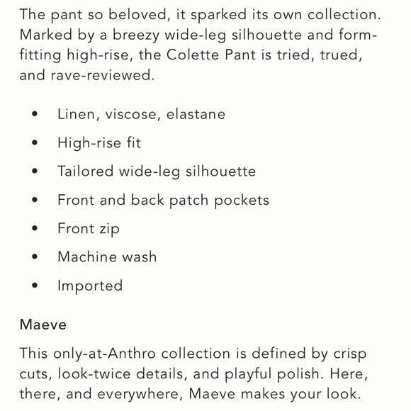 Maeve Colette Pant in linen - Picture 5 of 5